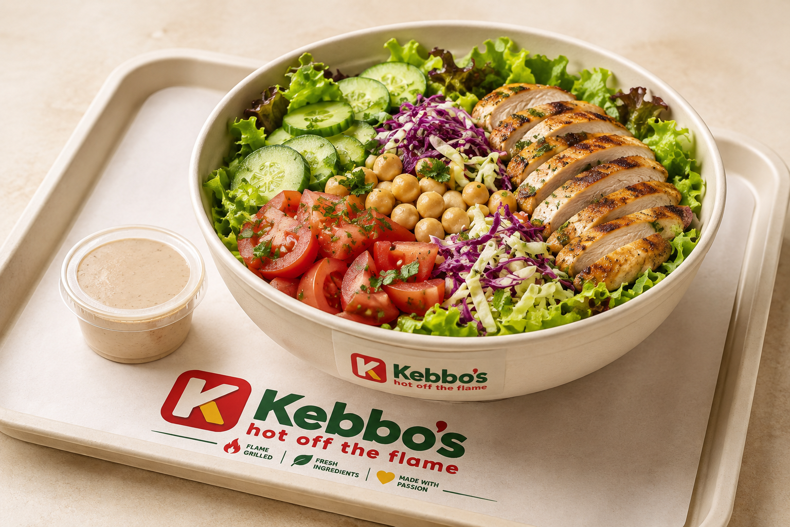 Fresh Kebbo’s healthy bowl